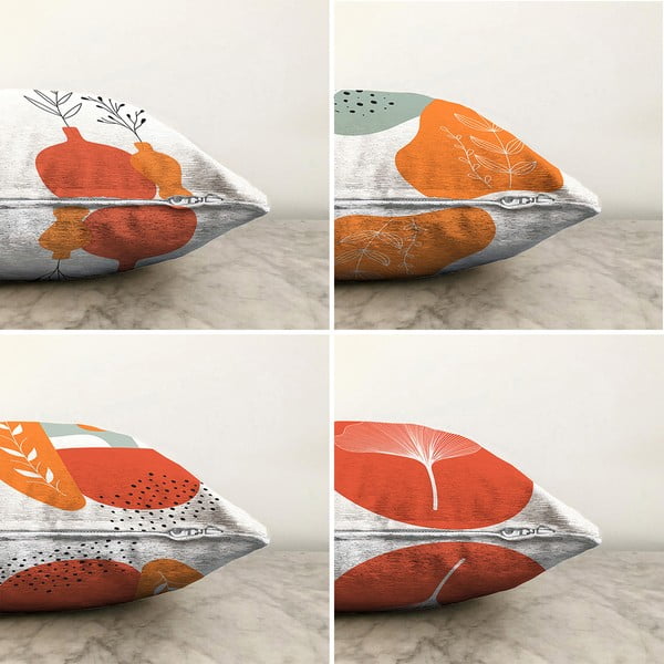 Sada 4 povlaků na polštáře Minimalist Cushion Covers Glam, 55 x 55 cm-image-1