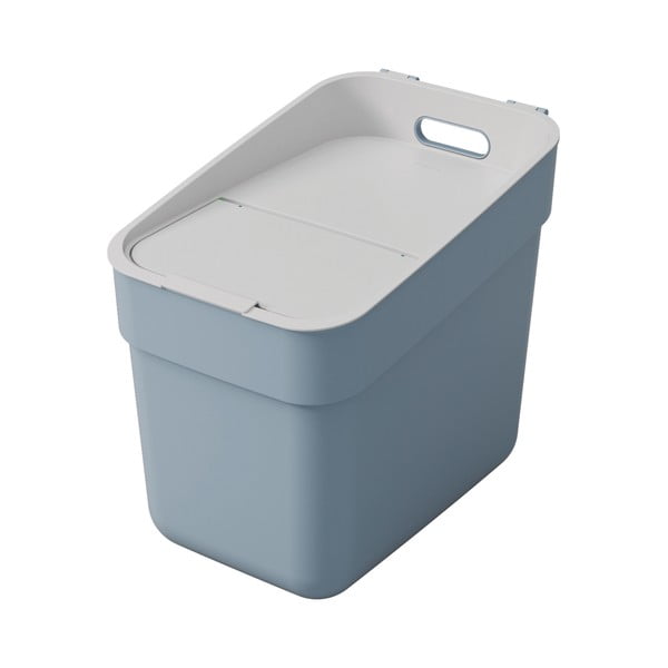 Světle modrý odpadkový koš na tříděný odpad z recyklovaného plastu 20 l Ready To Collect – Curver