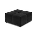 Černý sametový modul pohovky Rome Velvet - Cosmopolitan Design
