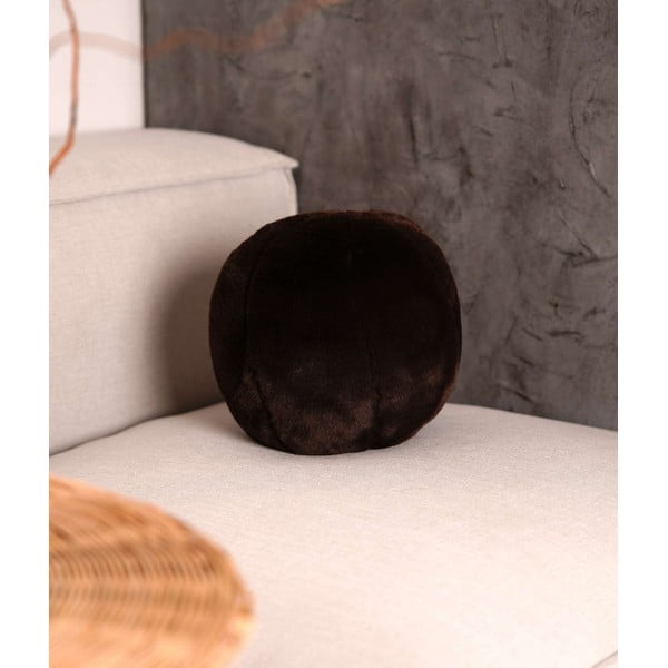 Dekorační polštář z mikroplyše ø 25 cm Top – Mioli Decor-image-3