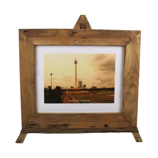 Rámeček na fotografie z teakového dřeva HSM Collection Nesia, 55 x 45 cm