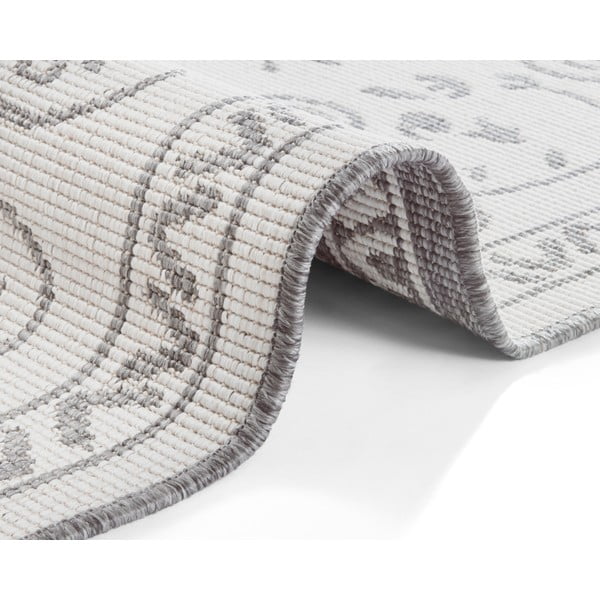 Šedo-krémový venkovní koberec NORTHRUGS Leyte, 160 x 230 cm-image-1