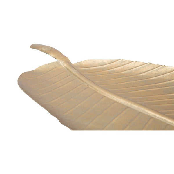 Dekorace ve zlaté barvě Mauro Ferretti Leaf, 55,5 x 18 cm-image-4
