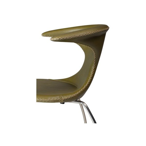 Zelená kožená židle DAN-FORM Denmark Flair-image-4
