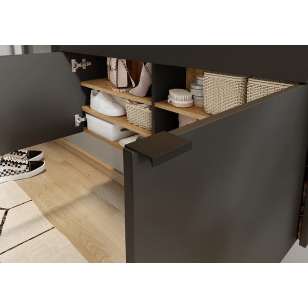 Antracitová/přírodní předsíňová sestava Ameca – Germania-image-4