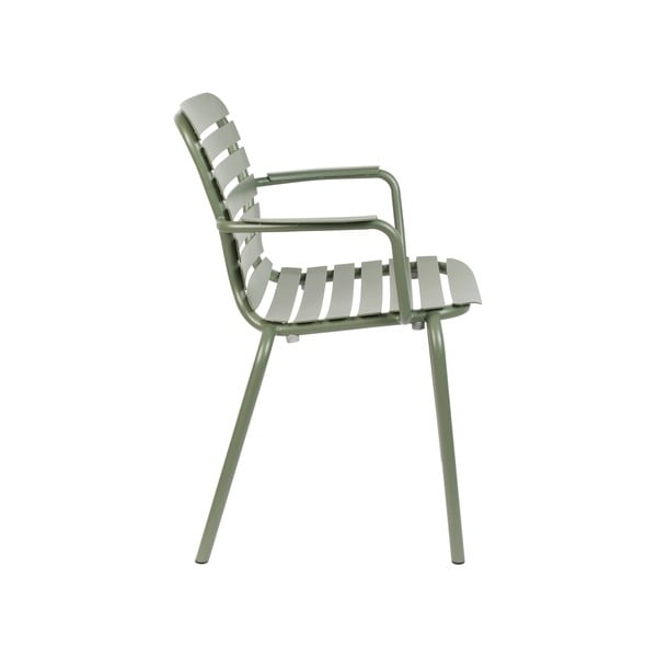 Světle zelené kovové zahradní židle v sadě 2 ks Vondel – Zuiver-image-3