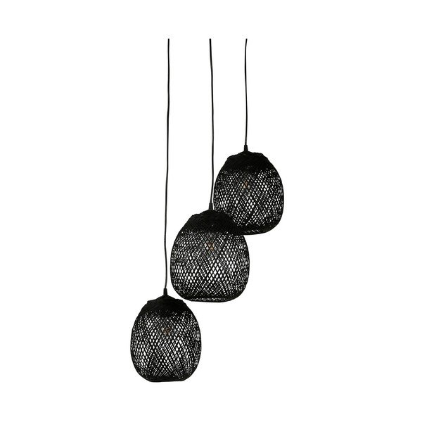 Černé závěsné svítidlo 40x40 cm Elme – Côté Table-image-3