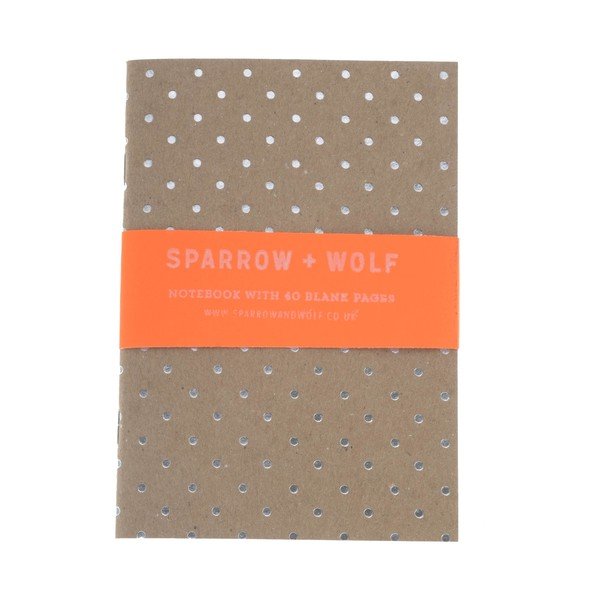 Zápisník Silver Polka Dot