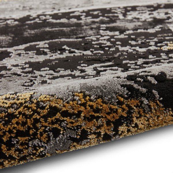 Černo-zlatý koberec 290x200 cm Craft - Think Rugs-image-4