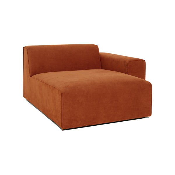 Oranžový manšestrový modul pohovky (pravý roh) Sting - Scandic-image-2