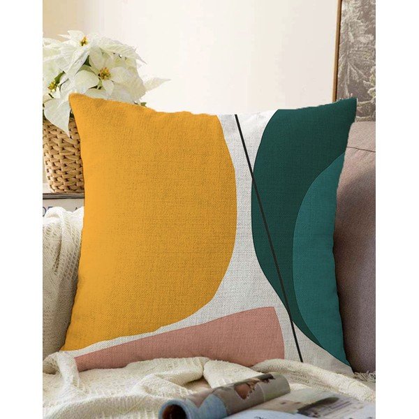 Povlak na polštář s příměsí bavlny Minimalist Cushion Covers Artistry, 55 x 55 cm