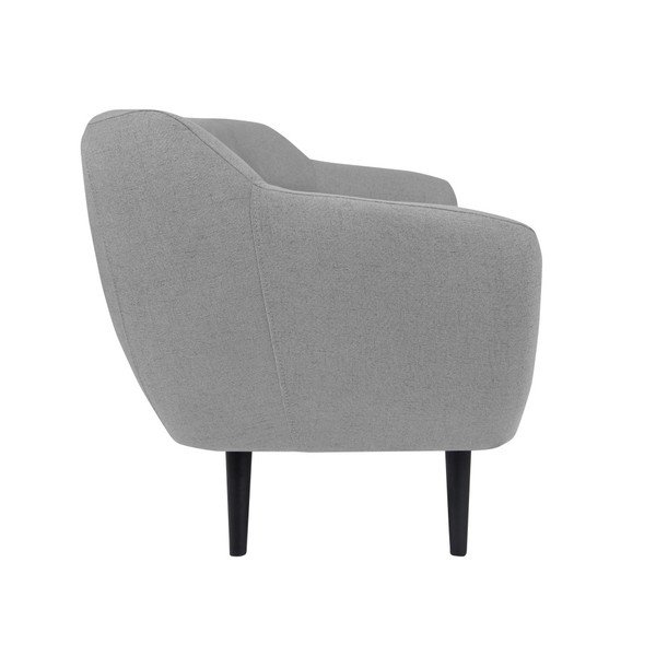 Světle šedá dvoumístná pohovka s hnědými nohami Mazzini Sofas Piemont-image-1