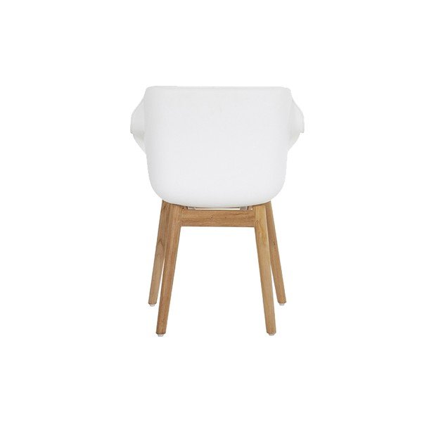 Bílé plastové zahradní židle v sadě 2 ks Sophie Teak – Hartman-image-4