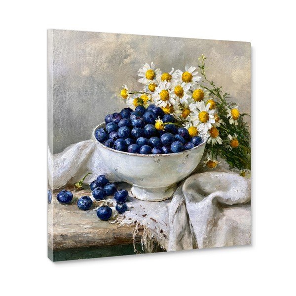 Tištěný obraz na plátně 32x32 cm Blueberry Bowl – Styler-image-3