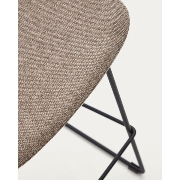 Světle hnědá barová židle (výška sedáku 76 cm) Zahara – Kave Home-image-4