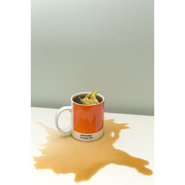 Oranžový porcelánový hrnek 375 ml Orange 021 – Pantone-image-1