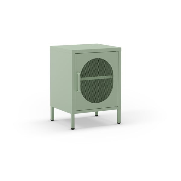 Kovový noční stolek v mentolové barvě Diora – Marckeric-image-2