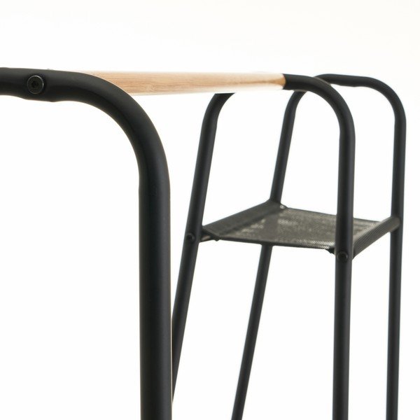 Černá kovová šatní skříň 101x151 cm - Casa Selección-image-1