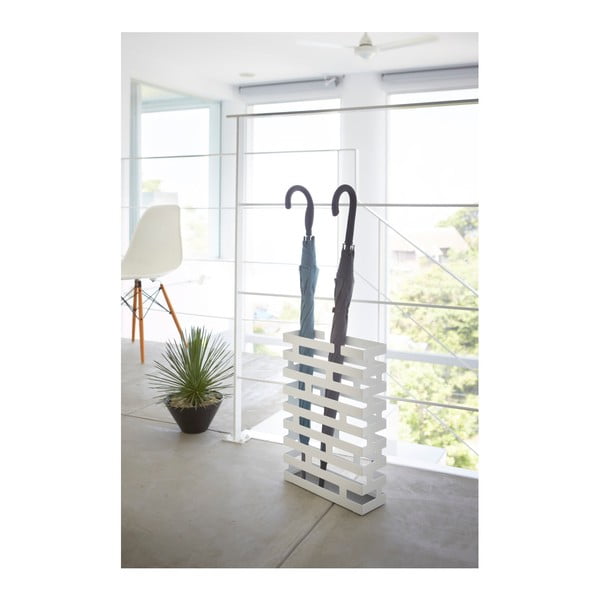 Bílý stojan na deštníky YAMAZAKI Brick, šířka 30 cm-image-2