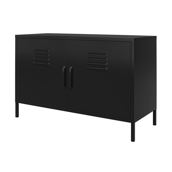 Černá kovová skříňka 100x64x40 cm Mission District – Støraa-image-3