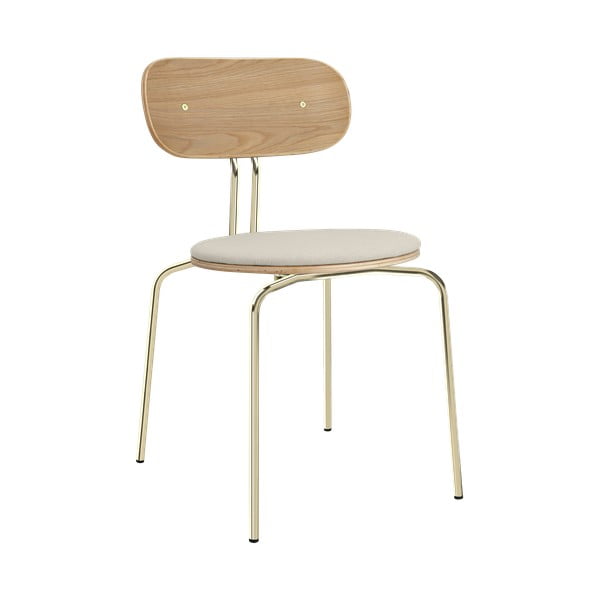 Jídelní židle v krémovo-zlaté barvě Curious – UMAGE