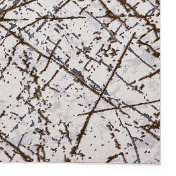 Koberec ve světle šedo-zlaté barvě 80x150 cm Artemis – Think Rugs-image-4