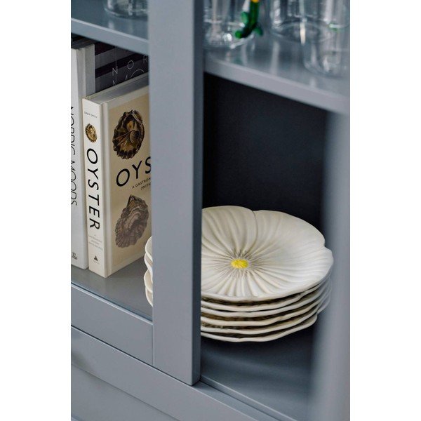 Šedá závěsná vitrína z MDF 85x170,5x35 cm Prato – Ellos Home-image-2