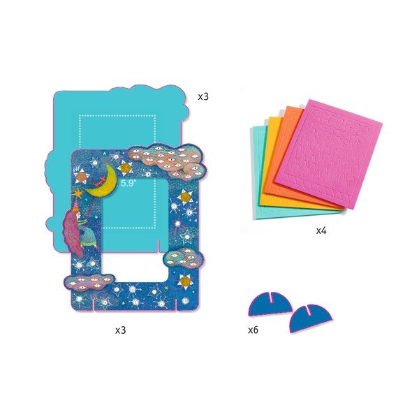Set pro výrobu 3 ráměčků Djeco Dreamer-image-2