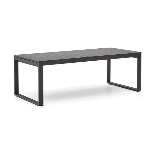 Kovový zahradní jídelní stůl 100.5x220 cm Galdana – Kave Home-image-3