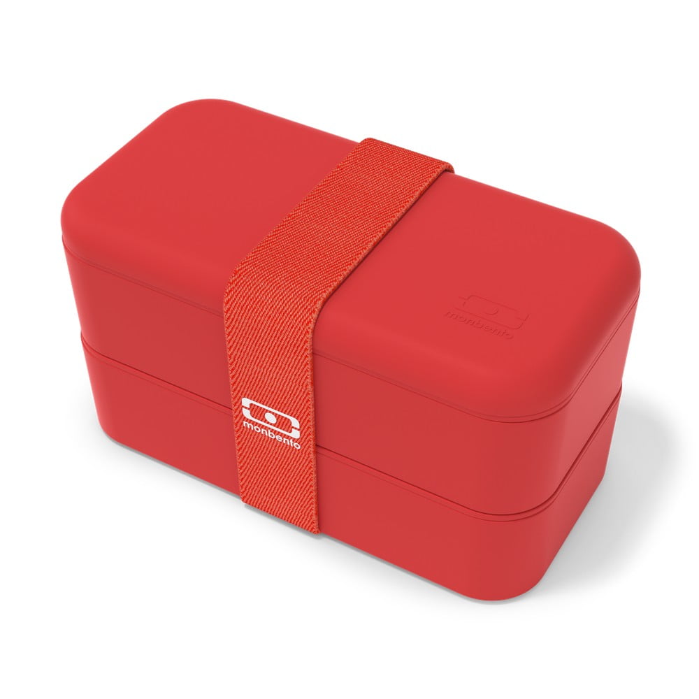 Červený svačinový box Monbento Original