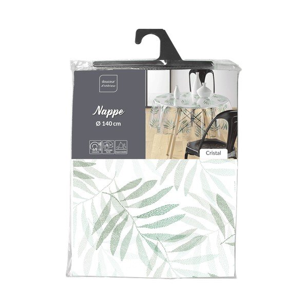 Omyvatelný ubrus ø 140 cm Verdalis – douceur d'intérieur