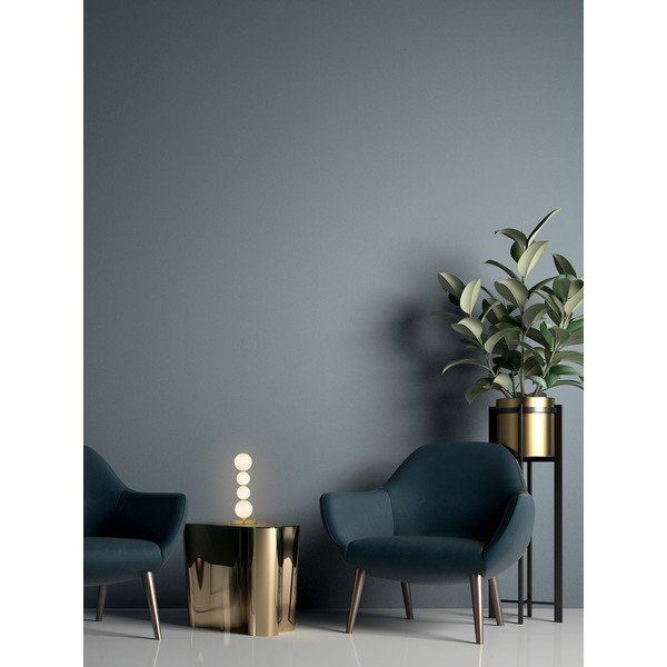 Bílá/ve zlaté barvě kovová LED stolní lampa se skleněným stínidlem (výška 31 cm) Perla – Nova Luce-image-1