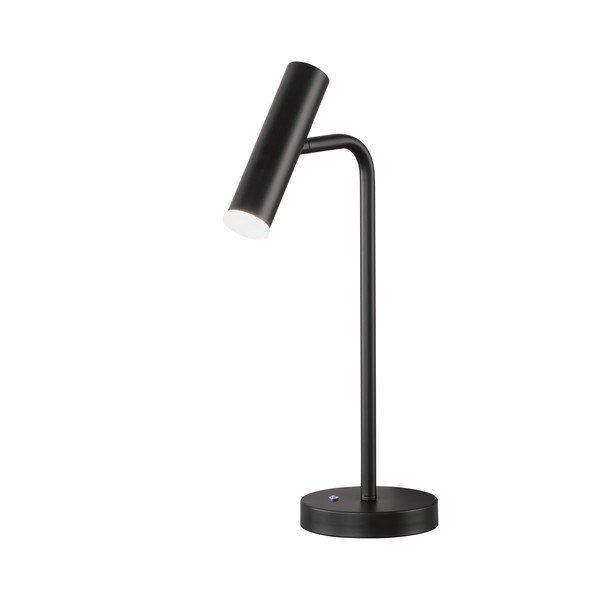 Černá LED stmívatelná stolní lampa (výška 48 cm) Stina – Fischer & Honsel