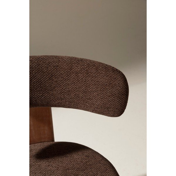 Hnědé čalouněné jídelní židle v sadě 2 ks Nadia – MOME-image-2