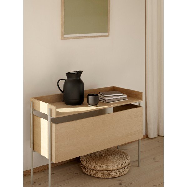 Černá plastová termokonvice 1 l Amphora – Stelton-image-1