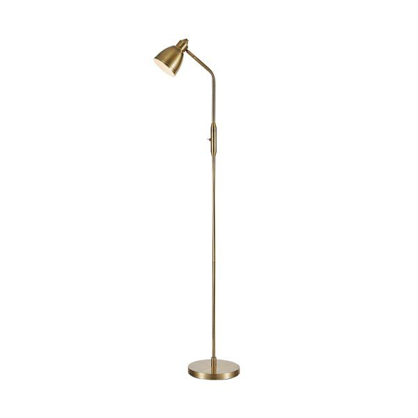 Stojací lampa v bronzové barvě s kovovým stínidlem (výška 143 cm) Story – Markslöjd