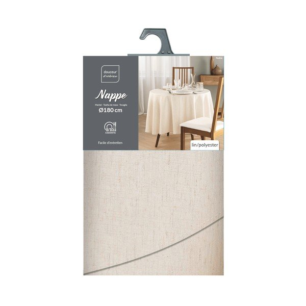 Ubrus ø 180 cm Pauline – douceur d'intérieur-image-4