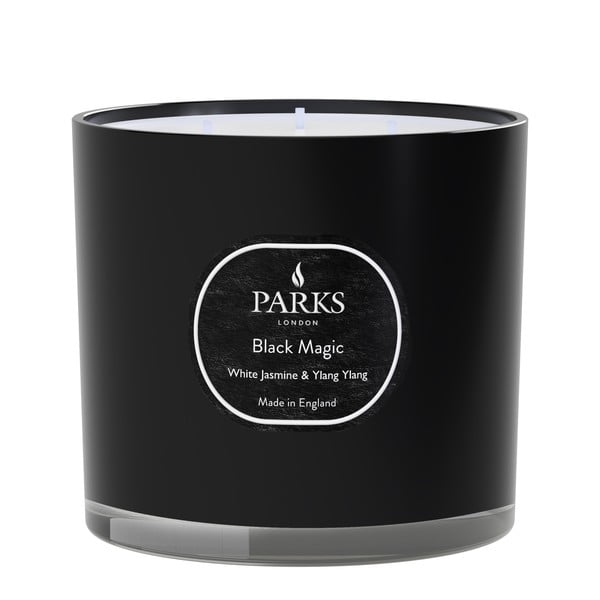 Svíčka Parks Candles London, 80 hodin hoření, vůně jasmínu a ylang ylang