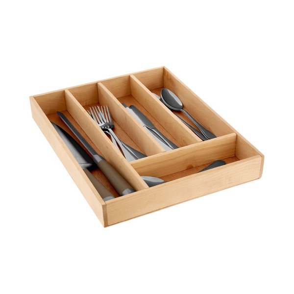 Dřevěný příborník do zásuvky v přírodní barvě 30 x 38 cm – Premier Housewares