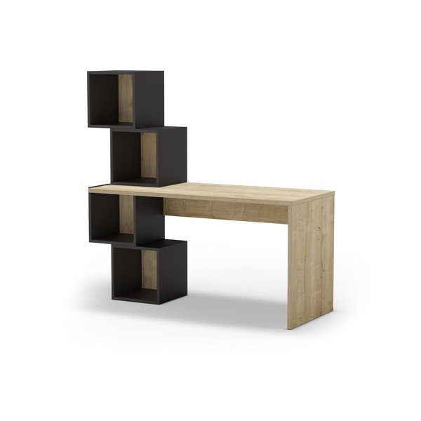 Pracovní stůl v dekoru dubu 60x154 cm Cubik – Marckeric-image-3