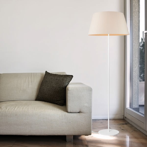 Béžová stojací lampa Sotto Luce KAMI Elementary L 1F-image-1