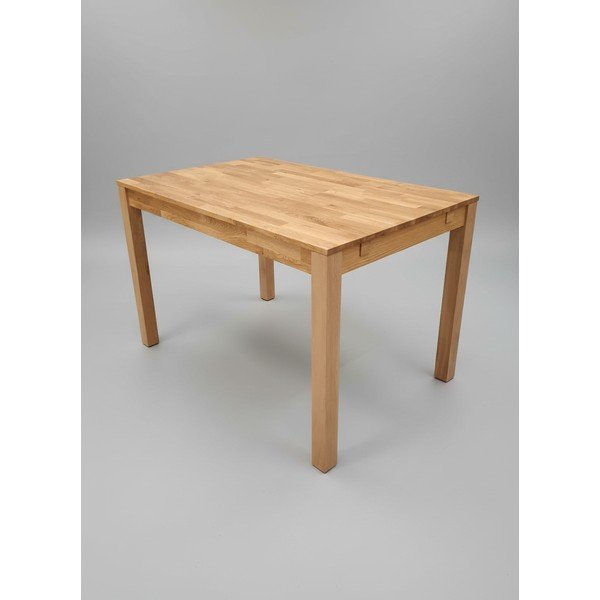 Rozkládací jídelní stůl s přídavnou deskou z dubového dřeva 90x140 cm Isbel - II. jakost – Kave Home-image-4