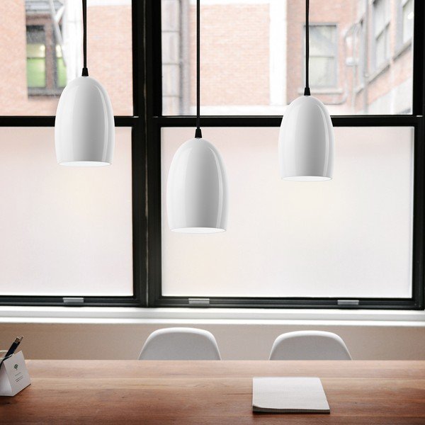 Bílé trojramenné závěsné svítidlo Sotto Luce Ume S Glossy, ⌀ 14 cm-image-1