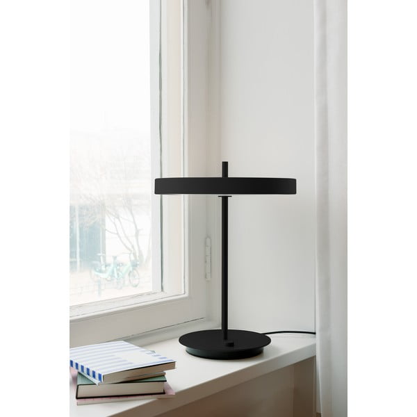 Černá kovová LED stmívatelná stolní lampa s kovovým stínidlem (výška 41,5 cm) Asteria Table – UMAGE-image-1