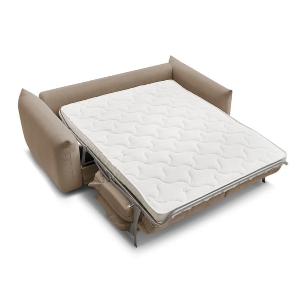 Béžová rozkládací pohovka 214 cm Ernest – Bobochic Paris-image-4