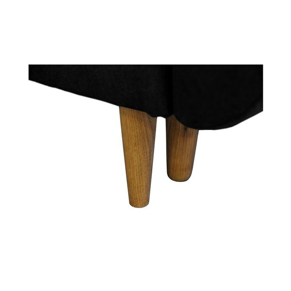 Černá rozkládací pohovka pro tři Cosmopolitan design Barcelona-image-3