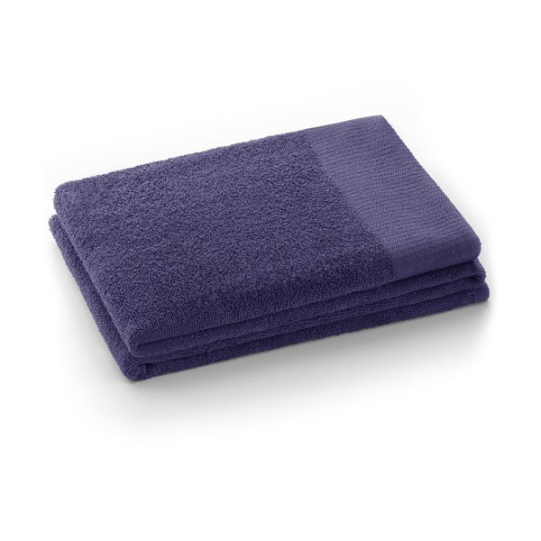 Fialové froté bavlněné ručníky a osušky v sadě 4 ks Amari – Restilo-image-2
