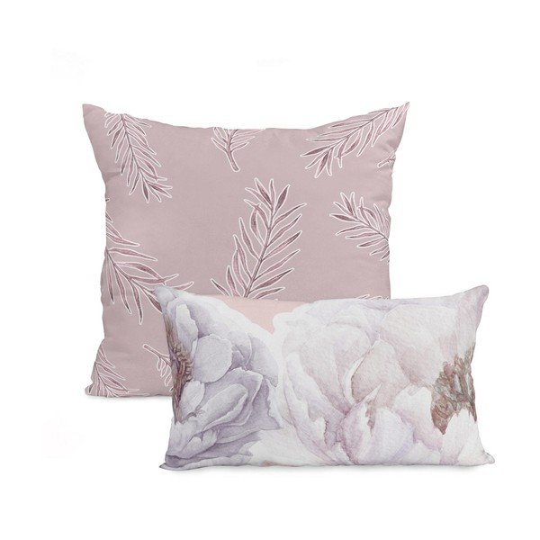 Sada 2 bavlněných povlaků na polštář Happy Friday Basic Soft Bouquet
