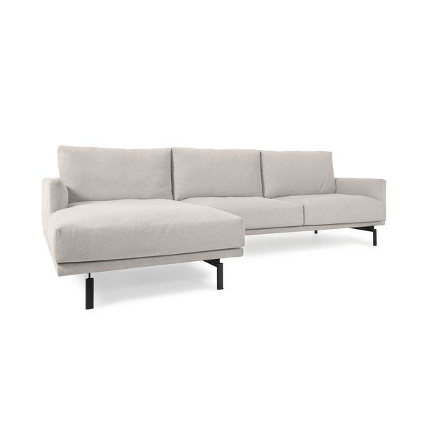 Béžová rohová pohovka Kave Home Galene, levý roh, 254 cm-image-2