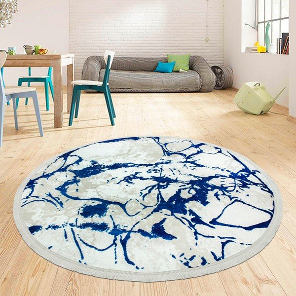 Koberec Extravagante Azul, ⌀ 150 cm